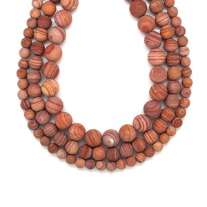 Jáspis matt golyó 8mm  ékszerkészítő alapanyag (füzér), Kellékek & szerszámok, Ásvány alapanyag, Ásványfüzér, , MESKA