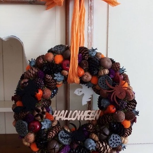 Halloween koszorú,kopogtató -  - Meska.hu