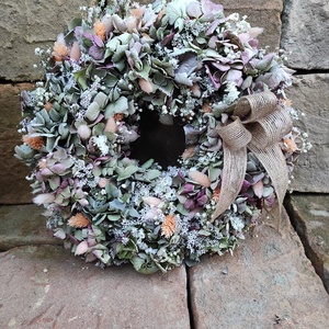 Hortenzia koszorú,ajtódísz - otthon & életmód - dekoráció - Meska.hu