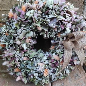 Hortenzia koszorú,ajtódísz - otthon & életmód - dekoráció - Meska.hu