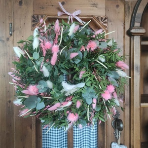 Tavaszi ajtódísz(élő) - Meska.hu