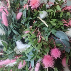 Tavaszi ajtódísz(élő) - otthon & életmód - dekoráció - ajtó- és ablak dekoráció - ajtódísz & kopogtató - Meska.hu