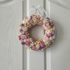 Szalmarózsa koszorú,ajtódísz - otthon & életmód - dekoráció - ajtó- és ablak dekoráció - ajtódísz & kopogtató - Meska.hu