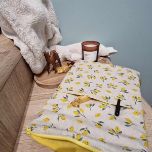 Citrom mintás könyv/tablet tartó - könyv & zene - könyvtok - Meska.hu