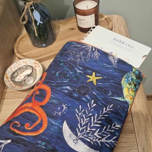 Tenger mintás könyvtok - könyv & zene - könyvtok - Meska.hu