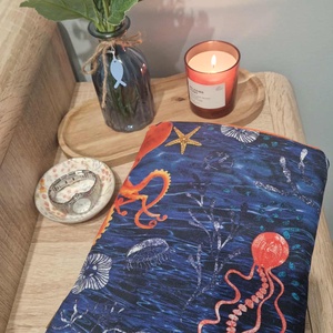 Tenger mintás könyvtok - Meska.hu