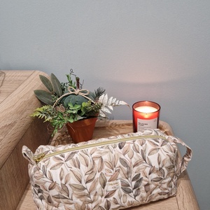 Levél mintás neszeszer , Táska & Tok, Neszesszer, Varrás, MESKA