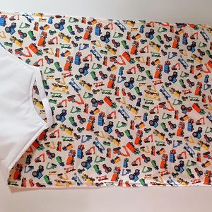 Óvodai vízhatlan lepedő - munkagépek - játék & sport - ovis felszerelés - ovis lepedő - Meska.hu