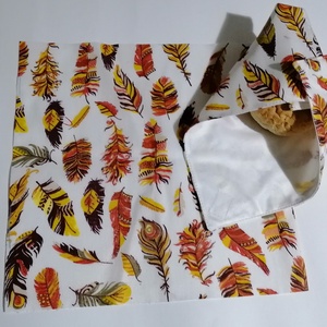 Újraszalvéta- madártollak - táska & tok - uzsonna- & ebéd tartó - szendvics csomagoló - Meska.hu