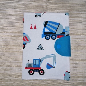 Textil egészségügyi kiskönyv borító - munkagép 2, Otthon & Életmód, Papír, írószer, Egészségügyi kiskönyv borító, Varrás, MESKA
