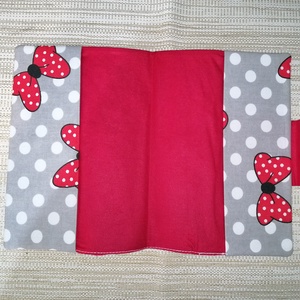 Textil egészségügyi kiskönyv borító - masnis  - otthon & életmód - papír, írószer - egészségügyi kiskönyv borító - Meska.hu