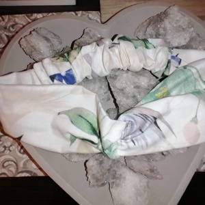 Textil hajpánt-tavasz - ruha & divat - hajdísz & hajcsat - hajráf & hajpánt - Meska.hu