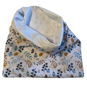 Kenyértartó zsák - kék virágok - táska & tok - bevásárlás & shopper táska - kenyeres zsák - Meska.hu