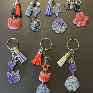 Epoxy kulcstartó  � tappancs 3 - táska & tok - kulcstartó & táskadísz - kulcstartó - Meska.hu