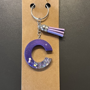 Egyedi gyanta betű-C, Táska & Tok, Kulcstartó & Táskadísz, Kulcstartó, Mindenmás, MESKA