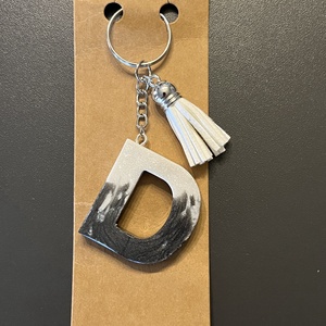 Egyedi gyanta betű-D, Táska & Tok, Kulcstartó & Táskadísz, Kulcstartó, Mindenmás, MESKA