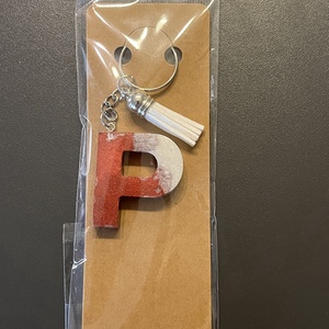 Egyedi gyanta betű-P, Táska & Tok, Kulcstartó & Táskadísz, Kulcstartó, Mindenmás, MESKA