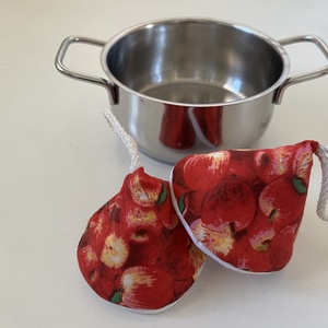 Edényfogó - almák - otthon & életmód - konyhafelszerelés, tálalás - konyhai textil - edényfogó & edényfedő - Meska.hu