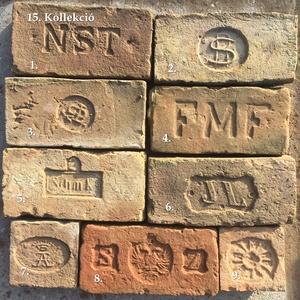 Pecsétes tégla kollekciók, 13, 15, 16, és 17-es - művészet - más gyűjtemények - Meska.hu