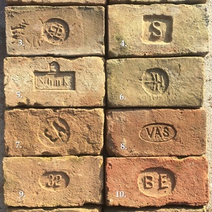 Pecsétes tégla kollekciók, 13, 15, 16, és 17-es - művészet - más gyűjtemények - Meska.hu