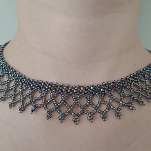 Kalotaszegi gyöngy tászli - ékszer - nyaklánc - gyöngyös nyaklánc - Meska.hu