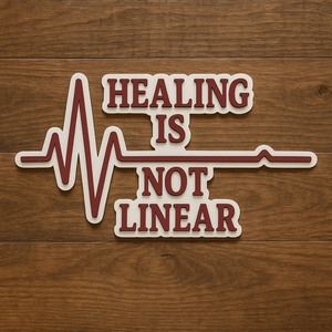 Healing is not linear  Lézervágott inspiráció - Meska.hu