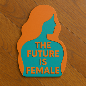 The Future is Female - Inspiráló falikép - Meska.hu