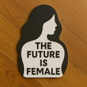 The Future is Female - Inspiráló falikép - otthon & életmód - dekoráció - kép & falikép - fából készült kép - Meska.hu