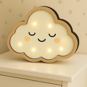 Álmos Felhőcske  Felhő formájú hangulatlámpa gyerekszobába, Otthon & Életmód, Lámpa, Hangulatlámpa, Festett tárgyak, MESKA