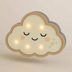 Álmos Felhőcske  Felhő formájú hangulatlámpa gyerekszobába - otthon & életmód - lámpa - hangulatlámpa - Meska.hu