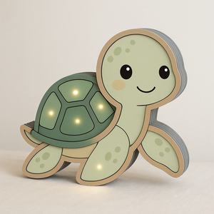 Teknős formájú hangulat lámpa gyerekszobába - otthon & életmód - lámpa - hangulatlámpa - Meska.hu
