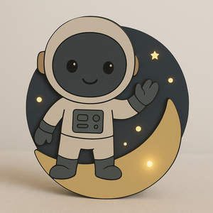 Űrhajós hangulat lámpa gyerekszobába - otthon & életmód - lámpa - hangulatlámpa - Meska.hu