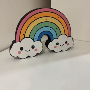 Szivárványos Felhőcske hangulat lámpa gyerekszobába - otthon & életmód - lámpa - hangulatlámpa - Meska.hu