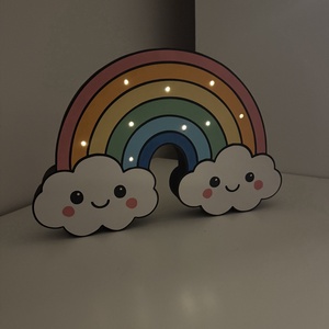 Szivárványos Felhőcske hangulat lámpa gyerekszobába - otthon & életmód - lámpa - hangulatlámpa - Meska.hu