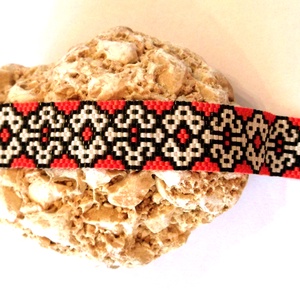 Kacér ornamentika - ékszer - karkötő - gyöngyös karkötő - Meska.hu