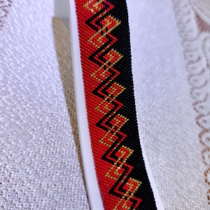 Lángoló éj - ékszer - karkötő - gyöngyös karkötő - Meska.hu