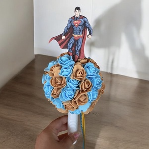 Ovis ballagási csokor - Superman - Meska.hu