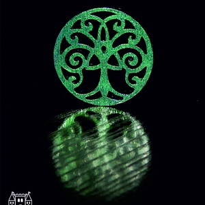 Kelta életfa medál fából - ékszer - nyaklánc - medál - Meska.hu