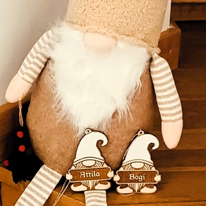 Fa manó dekoráció név gravírozással, Otthon & Életmód, Dekoráció, Dísztárgy, Famegmunkálás, MESKA