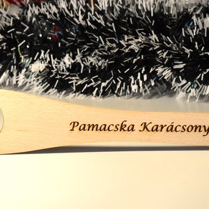 Cicás fakanál név gravírozással - otthon & életmód - konyhafelszerelés, tálalás - sütés, főzés - fakanál & fakanáltartó - Meska.hu