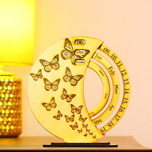 Mandalás öröknaptár fából - otthon & életmód - dekoráció - fali és függő dekoráció - falinaptár & öröknaptár - Meska.hu