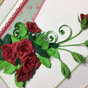 Esküvői quilling kép - otthon & életmód - dekoráció - kép & falikép - Meska.hu