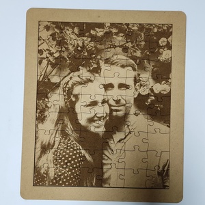 Portré puzzle, Művészet, Fotográfia, Portré, Famegmunkálás, Gravírozás, pirográfia, MESKA
