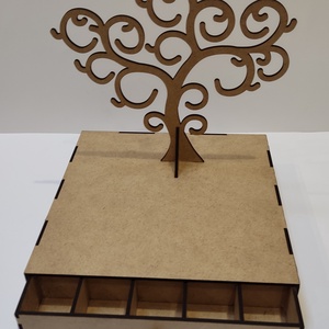 Ékszertartó fiókos tárolóval - ékszer - ékszertartó - ékszerdoboz - Meska.hu