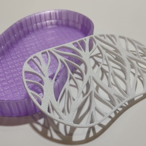 Lila szappantartó - otthon & életmód - fürdőszoba - szappantartó - Meska.hu