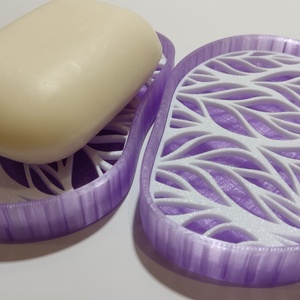 Lila szappantartó - otthon & életmód - fürdőszoba - szappantartó - Meska.hu