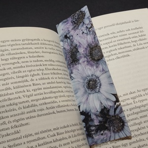 Virágos könyvjelző - könyv & zene - könyvjelző - Meska.hu