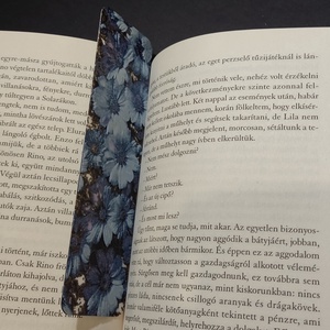 Virágos könyvjelző - könyv & zene - könyvjelző - Meska.hu