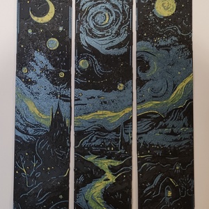 Könyvjelző Van Gogh - könyv & zene - könyvjelző - Meska.hu