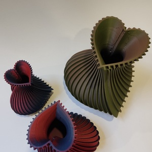 Szív alakú váza - otthon & életmód - virágdekoráció - virágtartó - váza - Meska.hu